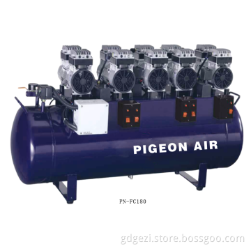 High Quality Silent 180 L Oil-Free Dental Air Compressor